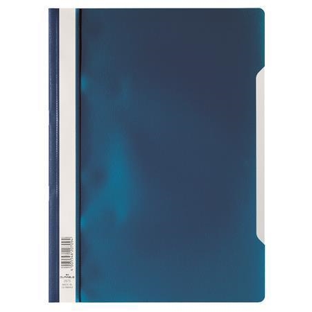 Desky s rychlovazačem Durable Economy, tmavě modrá, A4, PP, 50ks