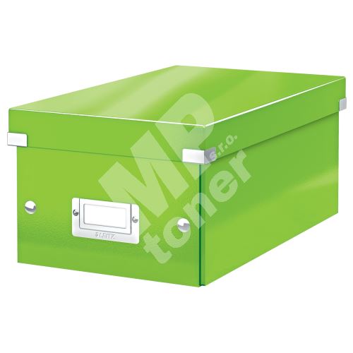 Archivační krabice na DVD Leitz Click-N-Store WOW, zelená 1