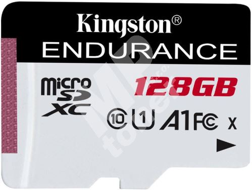128GB Kingston microSDXC Endurance CL10 A1 95R/45W bez adapteru 1