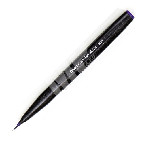 Pentel Sign Pen Artist SESF30C, barevný štěteček, fialový 1
