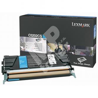 Toner Lexmark C530, C5202CS, modrá, originál 1