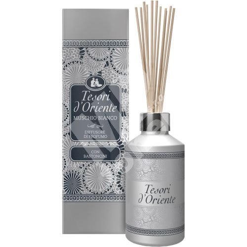 Tesori d',Oriente Muschio Bianco aroma difuzér s ratanovými tyčinkami, 200 ml 1