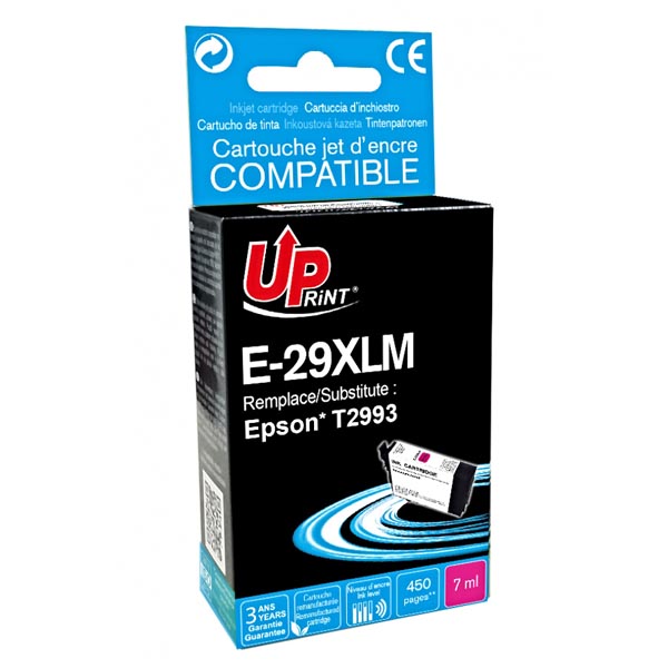 Kompatibilní cartridge Epson C13T29934012, T29XL, magenta, 450str., 7ml, UPrint