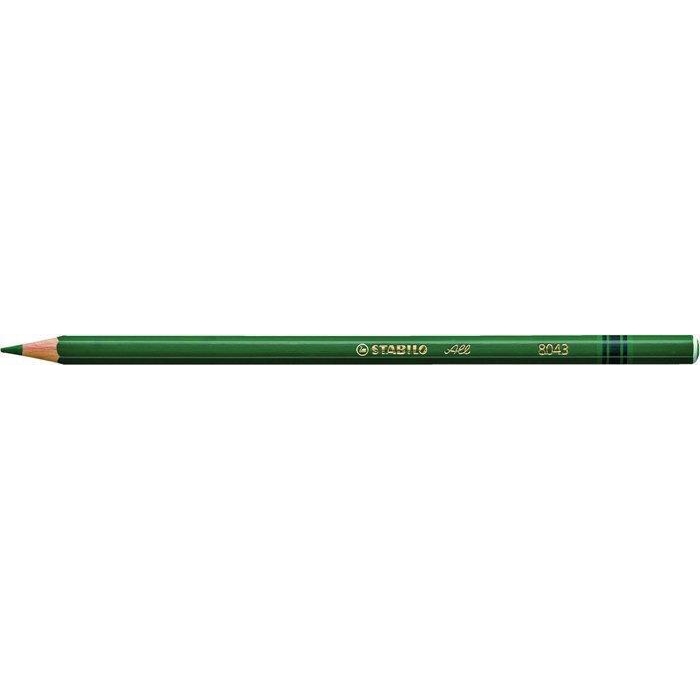 Barevná tužka Stabilo All, šestihranná, na všechny povrchy, zelená