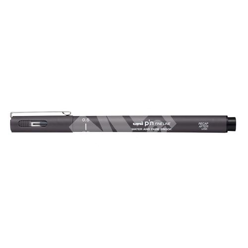 Uni Pin liner 0,5 mm, PIN05-200, tm. šedý 1