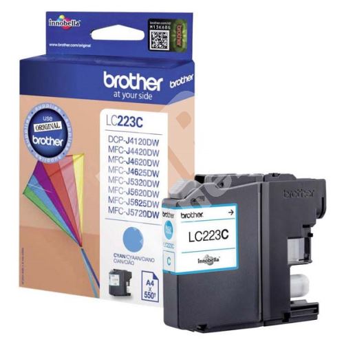 Cartridge Brother LC-223C, cyan, originál 1
