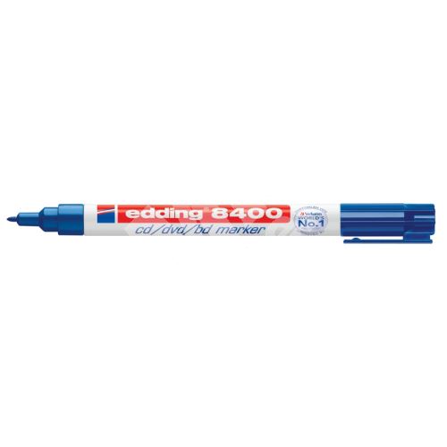 Popisovač na CD Edding 8400, modrý 1