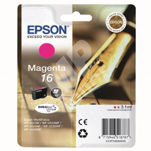 Cartridge Epson C13T16234012, magenta, originál 1