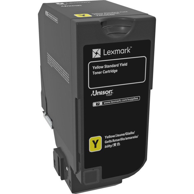 Toner Lexmark 74C0S40, CS720de, CS720dte, yellow, originál