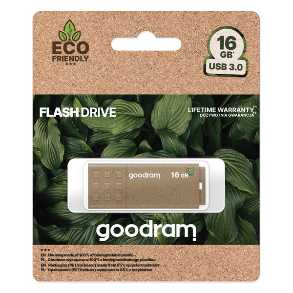 16GB Goodram UME3, USB flash disk 3.0, Eco friendly