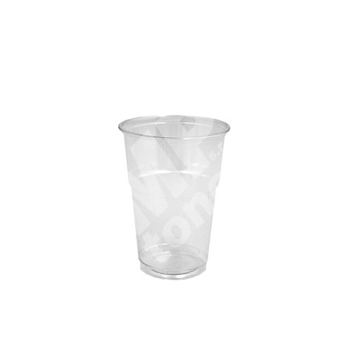 Kelímek plastový 250 ml, PET, transparentní, 50 ks 1