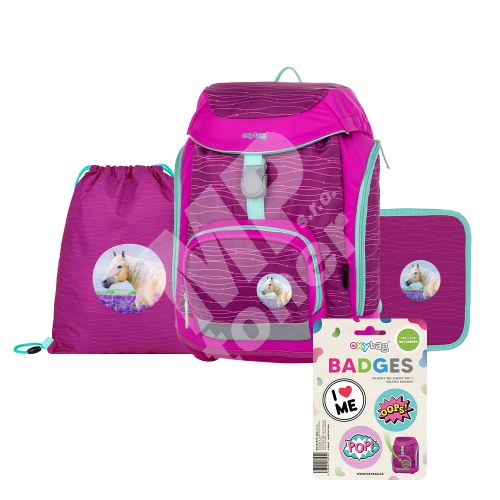 Set 4dílný Oxy Sherpy Pink 1