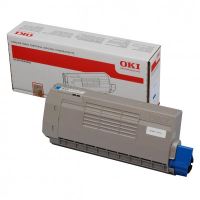 Toner OKI 44318607, C710, C711, cyan, originál