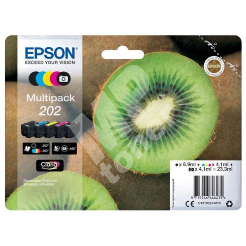 Cartridge Epson C13T02E74010, CMYK, 202, originál 1