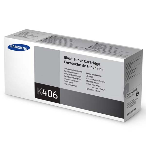 Toner Samsung CLT-K406S, CLP-360, 365, CLX-3300, 3305, black, SU118A, originál