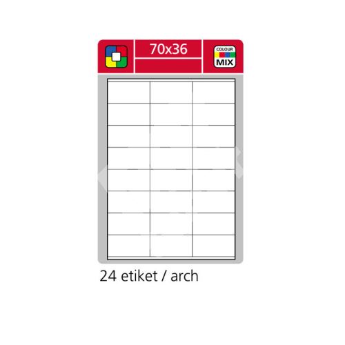 Samolepící etikety SK LABEL 70 x 36 mm modré 1