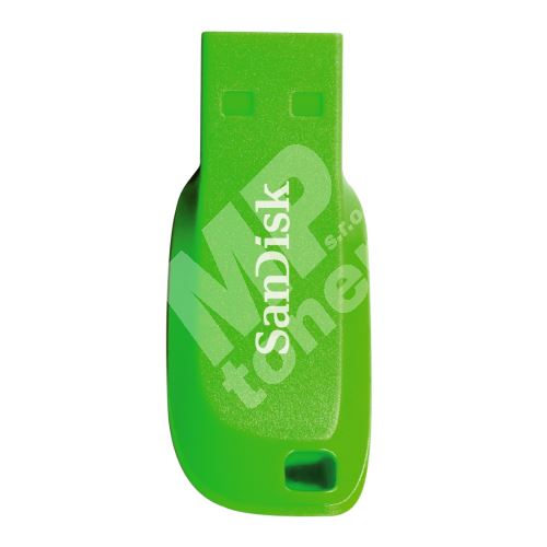 SanDisk 16GB Cruzer Blade USB2.0 elektricky zelená 1