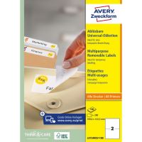 Samolepící etikety 199,6 x 143,5 mm, 100 listů A4 L4734REV-100 1 (1)