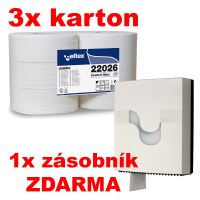 3x karton Toaletní papír Celtex 22026 a zdarma zásobník Celtex 92220