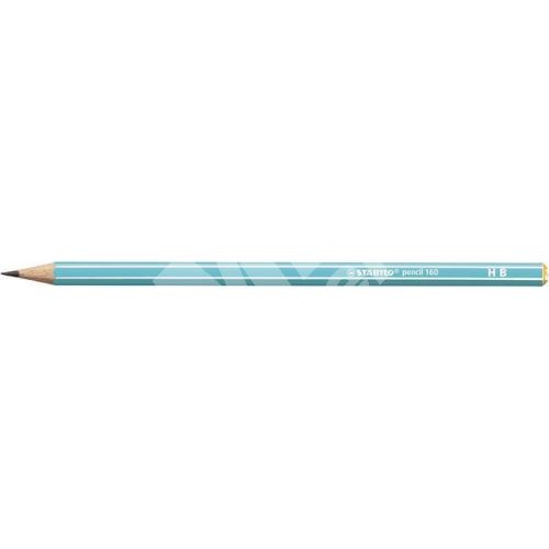 Grafitová tužka Stabilo Pencil 160, modrá, šestihranná, HB 1