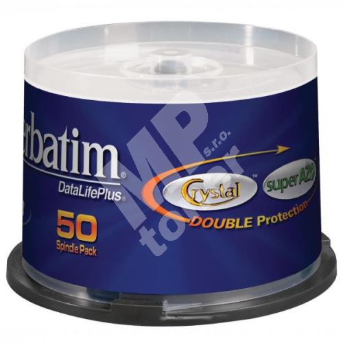 Verbatim CD-R, DataLife PLUS, 700 MB, Crystal, cake box, 43343, 52x, 50-pack 1