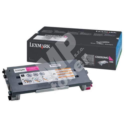Toner Lexmark C500, 0C500S2M, červená, originál 1