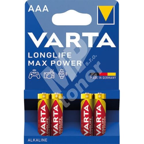 Baterie Varta Max Power LR03/4, AAA, 1,5V 1