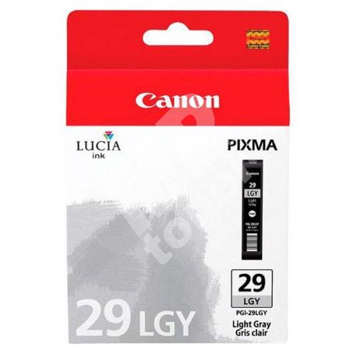 Cartridge Canon PGI-29LGY, 4872B001, light grey, originál 1
