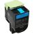 Toner Lexmark 80C2HCE, CX410, 510, cyan, originál