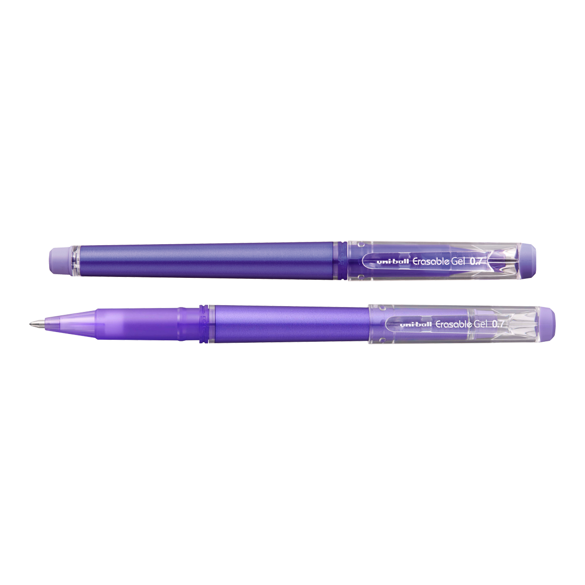 Gumovatelné pero s víčkem Uni UF-222, fialové