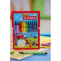 Fixy vláknové Stabilo Pen 68 Mini, sada 12 ks 3 (2)