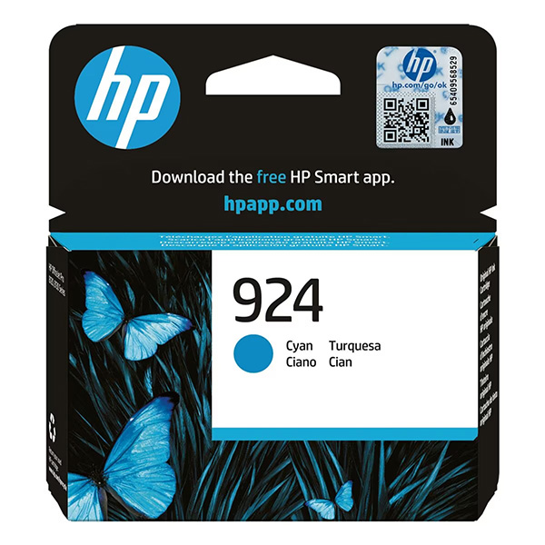 Inkoustová cartridge HP 4K0U3NE#CE1, OfficeJet Pro 8120, cyan, No.924, originál