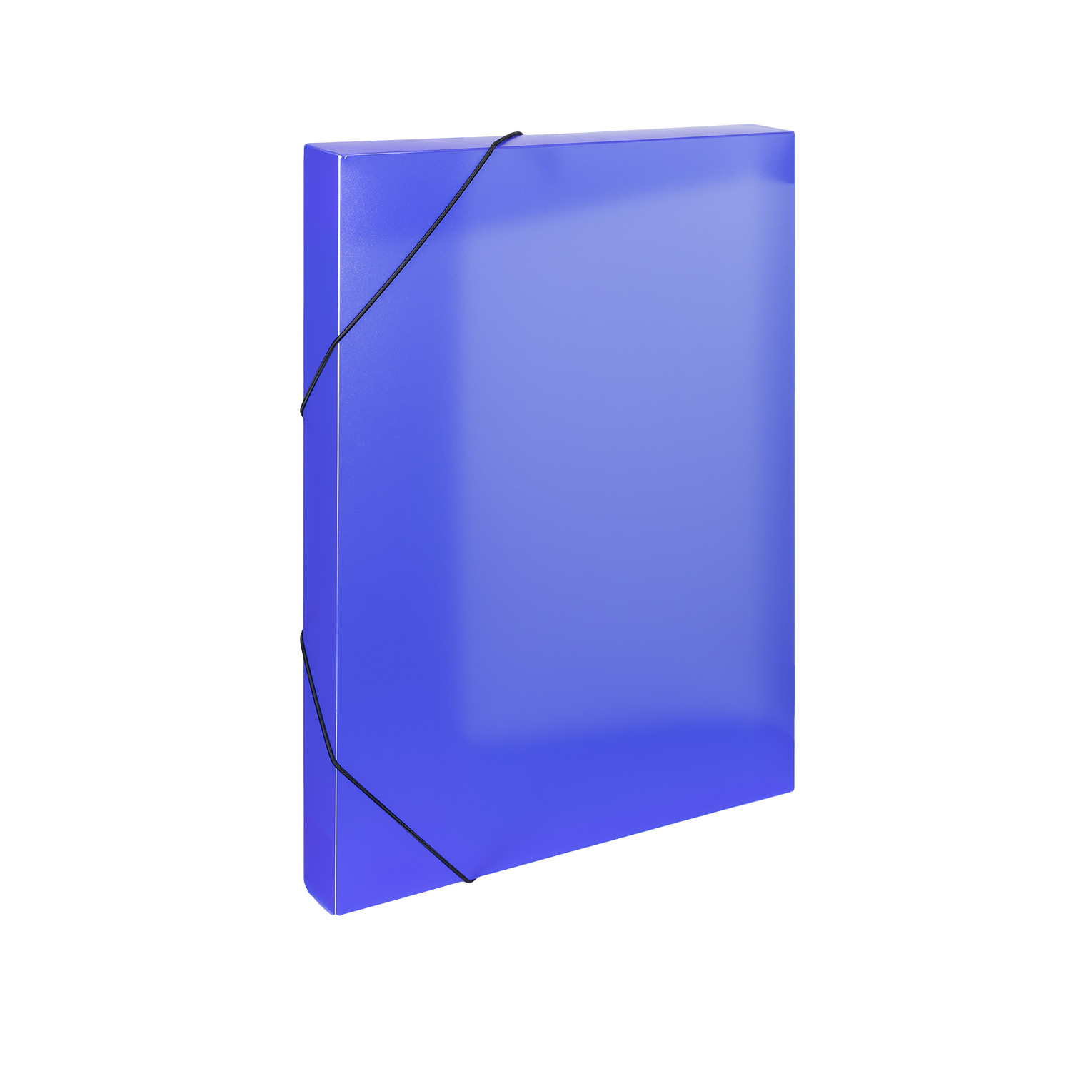 Krabice na spisy A4 s gumou Opaline, modrá