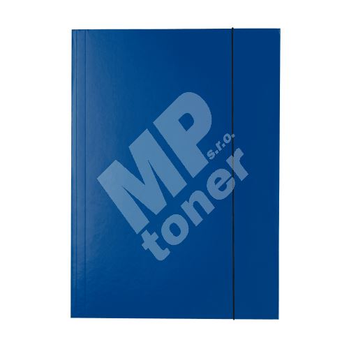 Desky s gumičkou Economy, 15 mm, karton, A4, tmavě modrá, Esselte 2
