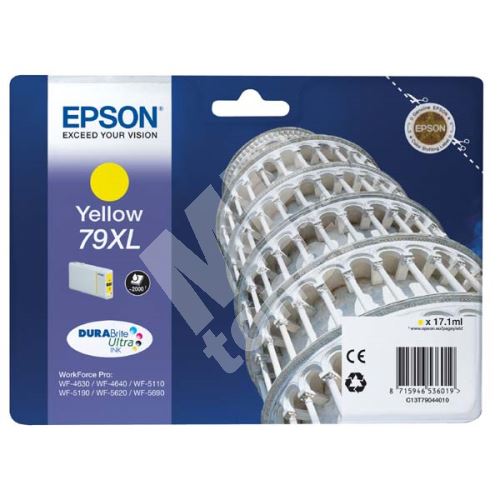 Cartridge Epson C13T79044010, 79XL, yellow, originál 1