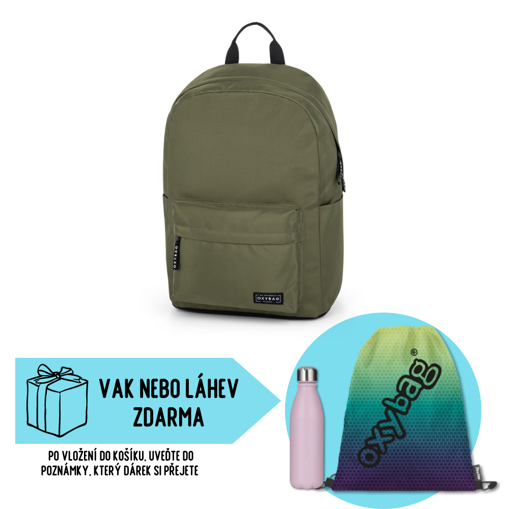Studentský batoh OXY Runner Olive