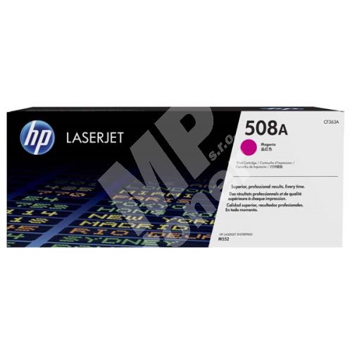 Toner HP CF363A, magenta, 508A, originál 1