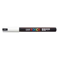 Akrylový popisovač Uni Posca PC-1MR, 0,7 mm, bílý