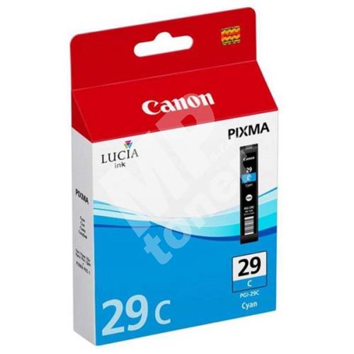 Cartridge Canon PGI-29C, 4873B001, cyan, originál 1
