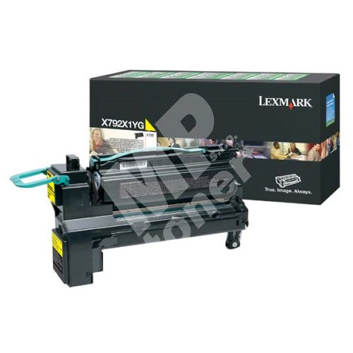 Toner Lexmark X792X1YG, originál 1