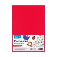 Moosgummi Luma A4, červená, 10ks