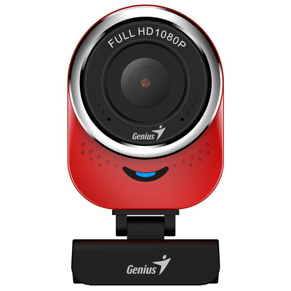 Web kamera Genius QCam 6000, Full HD, 1920x1080, USB 2.0, červená