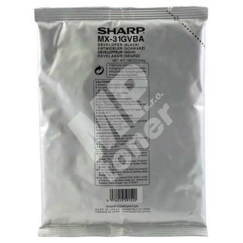 Developer Sharp MX-31GVBA, black, originál 1