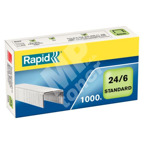 Spojovač Rapid 24/6, drátky do sešívaček, 1000ks 1