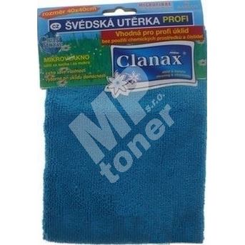 Clanax Profi švédská utěrka z mikrovlákna 40 x 40 cm 1 kus 1