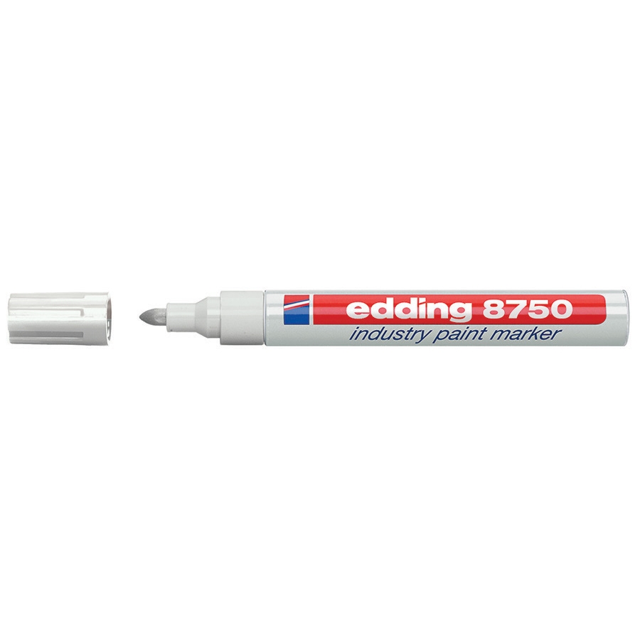 Průmyslový lakový popisovač Edding 8750, bílý