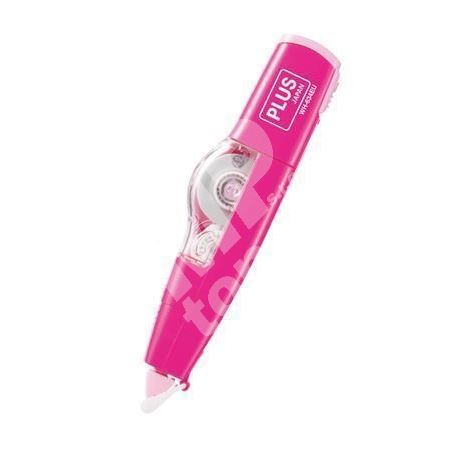 Korekční pero Plus MR, 4,2 mm x 6 m, růžové tělo 1