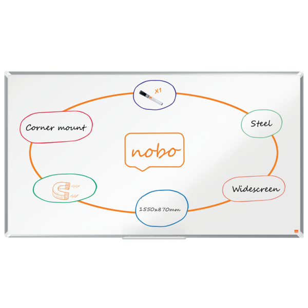 Magnetická tabule Nobo Premium Plus 1550 x 870 mm