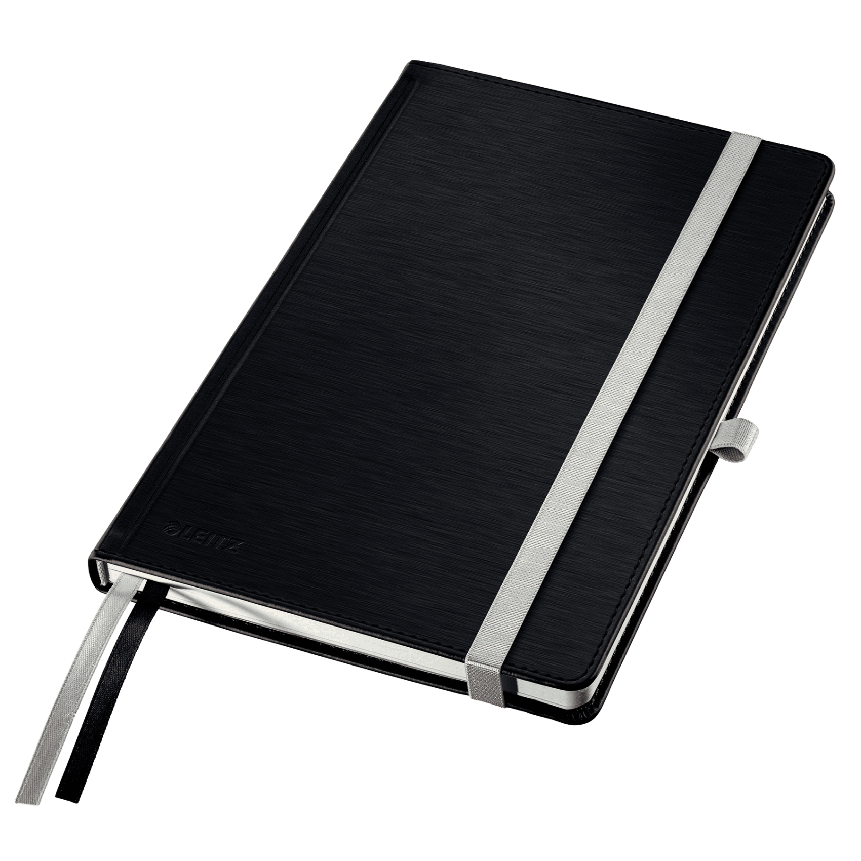 Zápisník Leitz Style A5, tvrdé desky, čistý, saténově černý