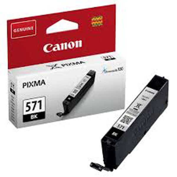 Inkoustová cartridge Canon CLI-571BK, Pixma MG6851, MG6852, black, 0385C001, originál